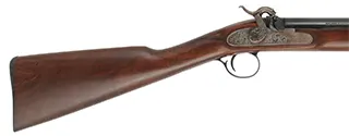 T/C New Englander Rifle,
.54 caliber, 26" barrel,
additional 12 gauge cylinder bore 28" barrel,
percussion, walnut, iron trim, 
used, by Thompson Center Arms